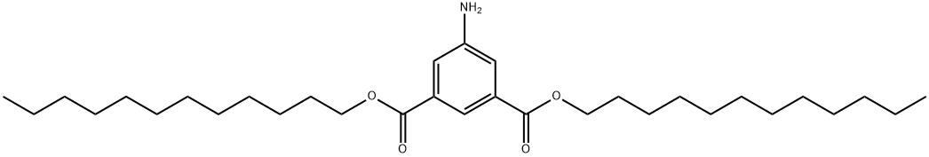 5-氨基间苯二甲酸二(十二)酯, 96582-90-0, 结构式