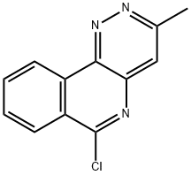 6-chloro-3-methyl-Pyridazino[4,3-c]isoquinoline Structure