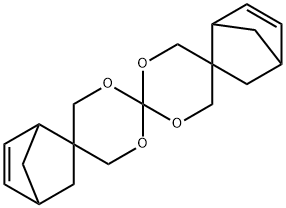 Trispiro[bicyclo[2.2.1]hept-5-ene-2,5'-[1,3]dioxane-2',2''-[1,3]dioxane-5'',2'''-bicyclo[2.2.1]hept[5]ene] 结构式