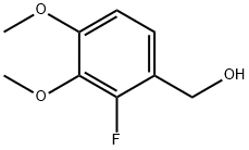 Benzenemethanol, 2-fluoro-3,4-dimethoxy- Structure