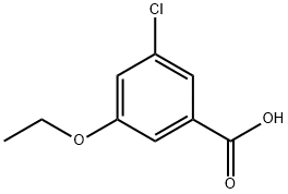 Benzoic acid, 3-chloro-5-ethoxy- Struktur