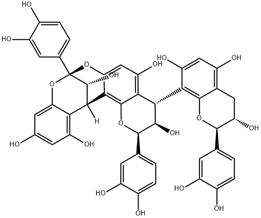 シンナムタンニンD-1 化学構造式