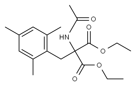 Propanedioic acid, 2-(acetylamino)-2-[(2,4,6-trimethylphenyl)methyl]-, 1,3-diethyl ester