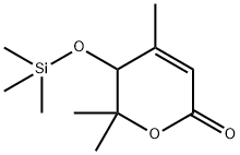 2H-Pyran-2-one, 5,6-dihydro-4,6,6-trimethyl-5-[(trimethylsilyl)oxy]-