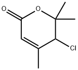 2H-Pyran-2-one, 5-chloro-5,6-dihydro-4,6,6-trimethyl-