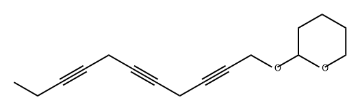 2H-Pyran, tetrahydro-2-(2,5,8-undecatriyn-1-yloxy)- Structure