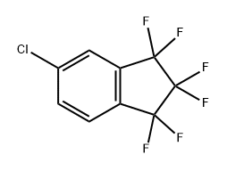 1H-Indene, 5-chloro-1,1,2,2,3,3-hexafluoro-2,3-dihydro-
