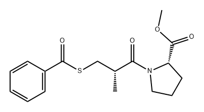 L-Proline, 1-[3-(benzoylthio)-2-methyl-1-oxopropyl]-, methyl ester, (S)- (9CI)