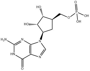 carbocyclic guanosine monophosphate 化学構造式