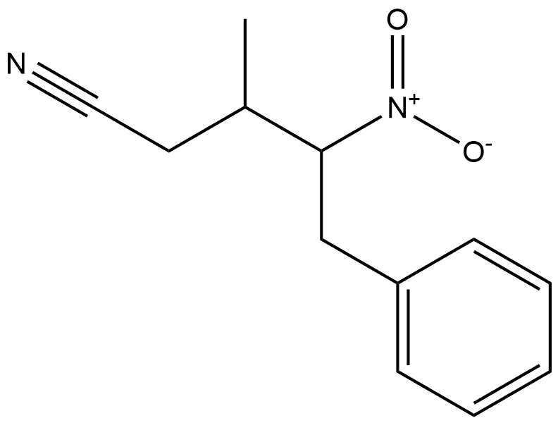 Benzenepentanenitrile, β-methyl-γ-nitro-