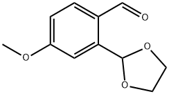 2-(2-(1,3-dioxalanyl))-4-methoxybenzaldehyde,98015-08-8,结构式