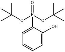 Phosphonic acid, P-(2-hydroxyphenyl)-, bis(1,1-dimethylethyl) ester Struktur