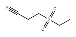 Propanenitrile, 3-(ethylsulfonyl)- Structure