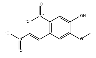 Phenol, 2-methoxy-5-nitro-4-(2-nitroethenyl)-, (E)- (9CI) Structure