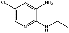 2,3-Pyridinediamine, 5-chloro-N2-ethyl- 结构式