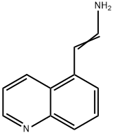Ethenamine, 2-(5-quinolinyl)- Structure