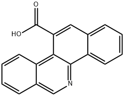 Benzo[c]phenanthridine-11-carboxylic acid Structure
