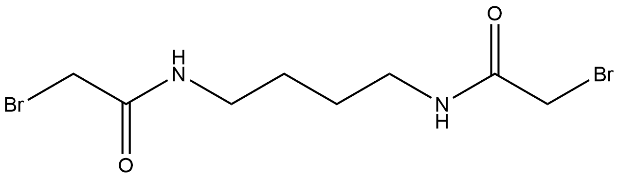 N,N′-1,4-Butanediylbis[2-bromoacetamide] 结构式