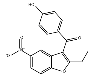 Methanone, (2-ethyl-5-nitro-3-benzofuranyl)(4-hydroxyphenyl)-|(2-?乙基-?5-?硝基-?3-?苯并呋喃基)?(4-?羟基苯基)?甲酮