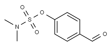 Sulfamic acid, N,N-dimethyl-, 4-formylphenyl ester Structure
