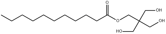 ウンデカン酸3-ヒドロキシ-2,2-ビス(ヒドロキシメチル)プロピル 化学構造式