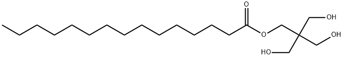 Pentadecanoic acid 3-hydroxy-2,2-bis(hydroxymethyl)propyl ester Struktur
