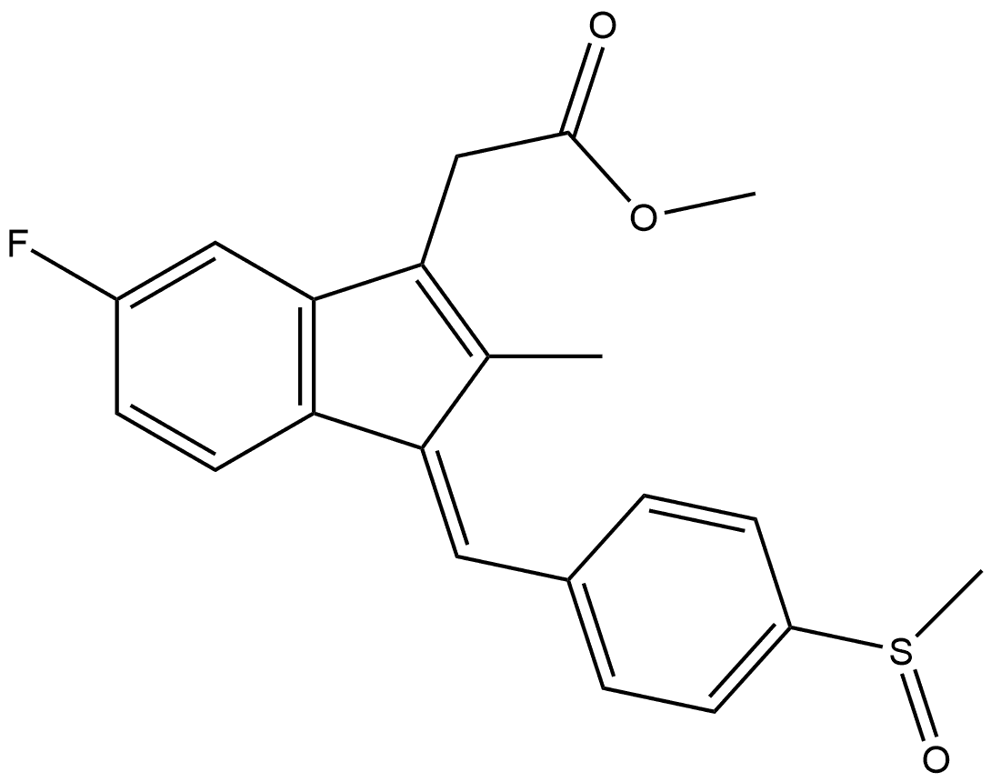 Sulindac Impurity 16 Structure