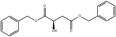 Butanedioic acid, 2-hydroxy-, 1,4-bis(phenylmethyl) ester, (2R)- Structure