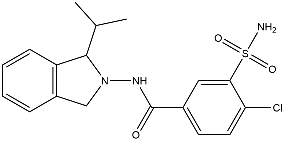 吲达帕胺杂质60, 99291-19-7, 结构式