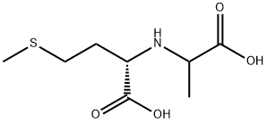 N(2)-(1-carboxyethyl)methionine 结构式