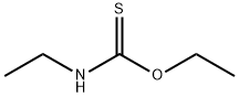 Carbamothioic acid, N-ethyl-, O-ethyl ester Struktur