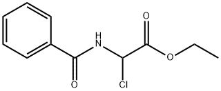 Acetic acid, 2-(benzoylamino)-2-chloro-, ethyl ester