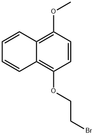 1-(2-bromoethoxy)-4-methoxynaphthalene Structure