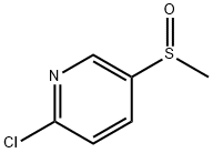 Pyridine, 2-chloro-5-(methylsulfinyl)- Struktur