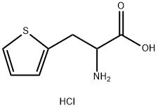 2-Thiophenepropanoic acid, α-amino-, hydrochloride (1:1) Struktur