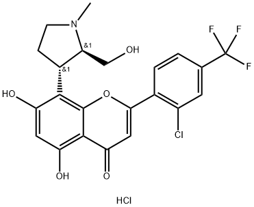 VORUCICLIB HYDROCHLORIDE, 1000023-05-1, 结构式