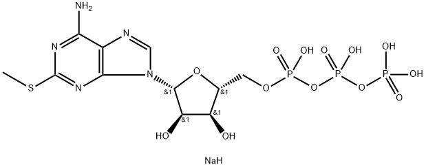 METHYLTHIO-ATP, 2- 化学構造式