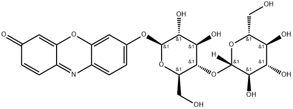 Resorufin b-D-cellobioside Struktur