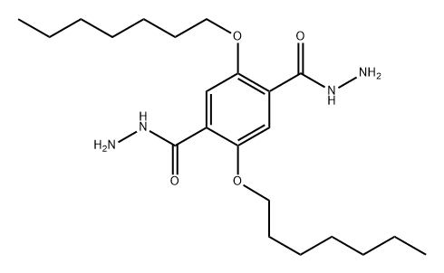 1,4-Benzenedicarboxylic acid, 2,5-bis(heptyloxy)-, 1,4-dihydrazide|2,5-双（庚氧基）对苯二甲酰肼