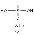 钠矾,10024-42-7,结构式