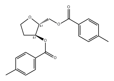 1,2-Dideoxy-3,5-di-O-toluoyl-D-ribose Structure
