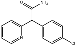 2-Pyridineacetamide, α-(4-chlorophenyl)- Struktur