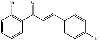 e-1-(2-溴苯基)-3-(4-溴苯基)丙烷-2-烯-1-酮, 1004037-64-2, 结构式