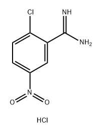 2-Chloro-5-nitrobenzenecarboximidamide hydrochloride (1:1) Structure