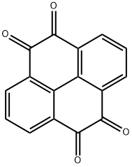 芘- 4,5,9,10 -四酮, 100493-34-3, 结构式