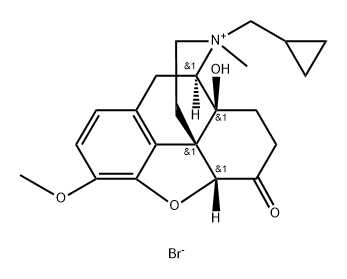 N,O-Dimethyl-Naltrexone Bromide Struktur