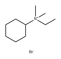 Cyclohexanaminium, N-ethyl-N,N-dimethyl-, bromide 化学構造式