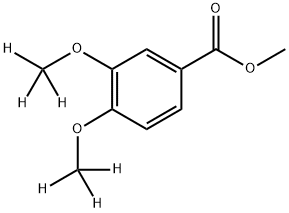 methyl 3,4-di[C2H3]methoxybenzoate 结构式