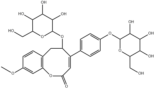 葛根苷B, 100692-54-4, 结构式