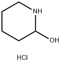 Piperidin-2-ol hydrochloride 化学構造式